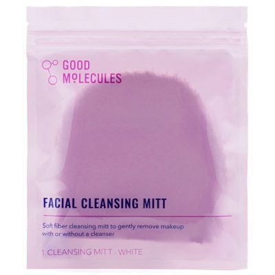 Good Molecules Facial Cleansing Mitt - White