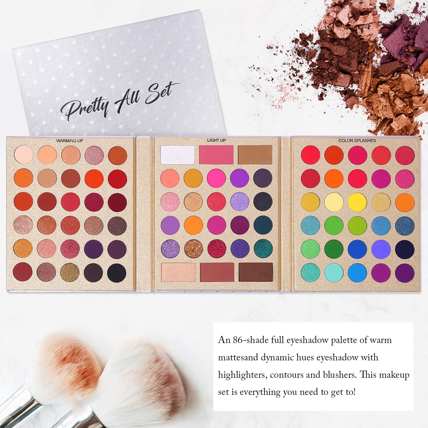 UCANBE Pretty All Set Eyeshadow Palette - Stylish1ndia