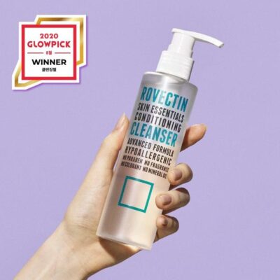 rovectin Rovectin Conditioning Cleanser is a gentle, low-pH, hydrating cleanser. It safely washes away daily grime without stripping your skin of its protective moisture barrier. The best part? No more tight skin after cleansing.